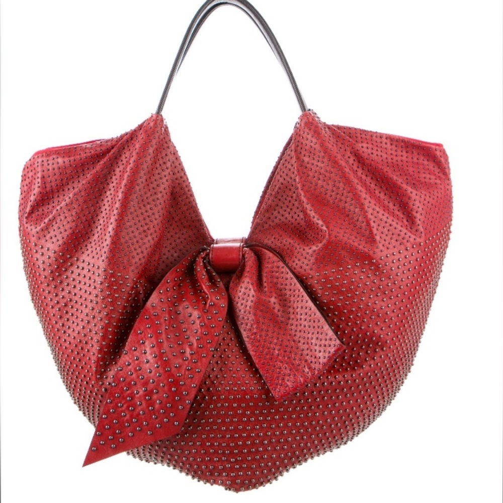 SOLD!!! 2000s Valentino Garavani 360 Studded Hobo Bag